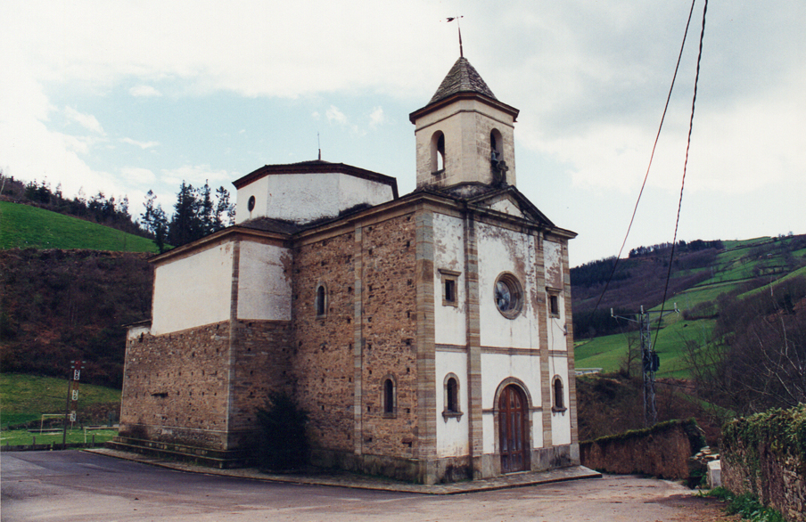Tineo, Calleras, San Martín, iglesia