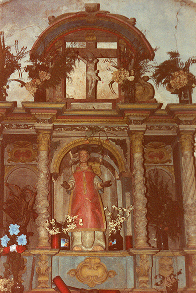 Tineo, Muñalén, San Lorenzo, Folgueras, capilla, Cristo