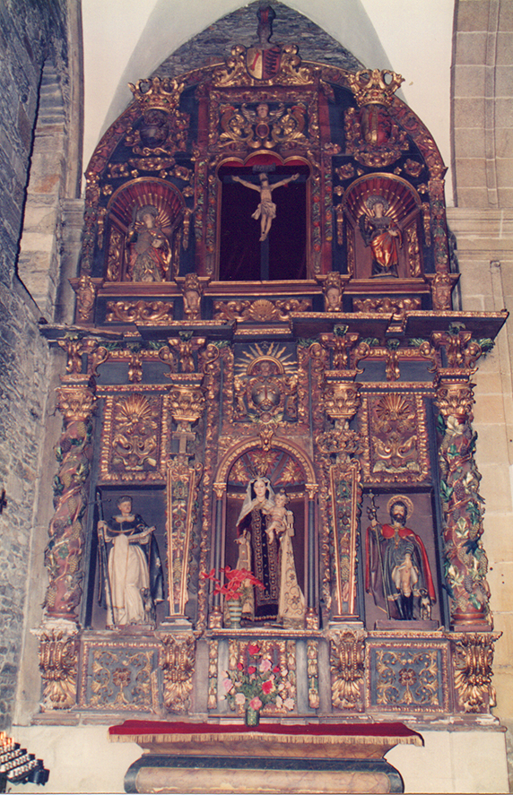 Valdés, Luarca, retablo, iglesia