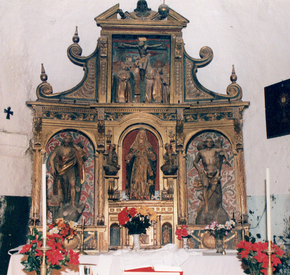 Jarceley, Cangas del Narcea, Calvario, iglesia
